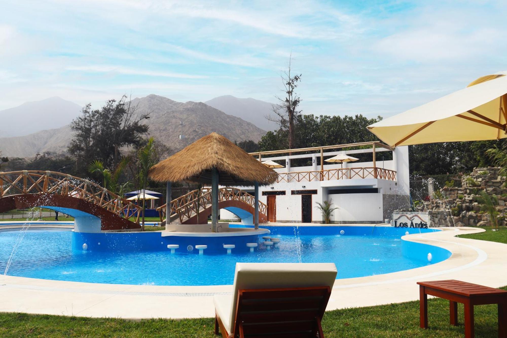 Los Andes - Restaurant & Bungalows Cieneguilla Bagian luar foto