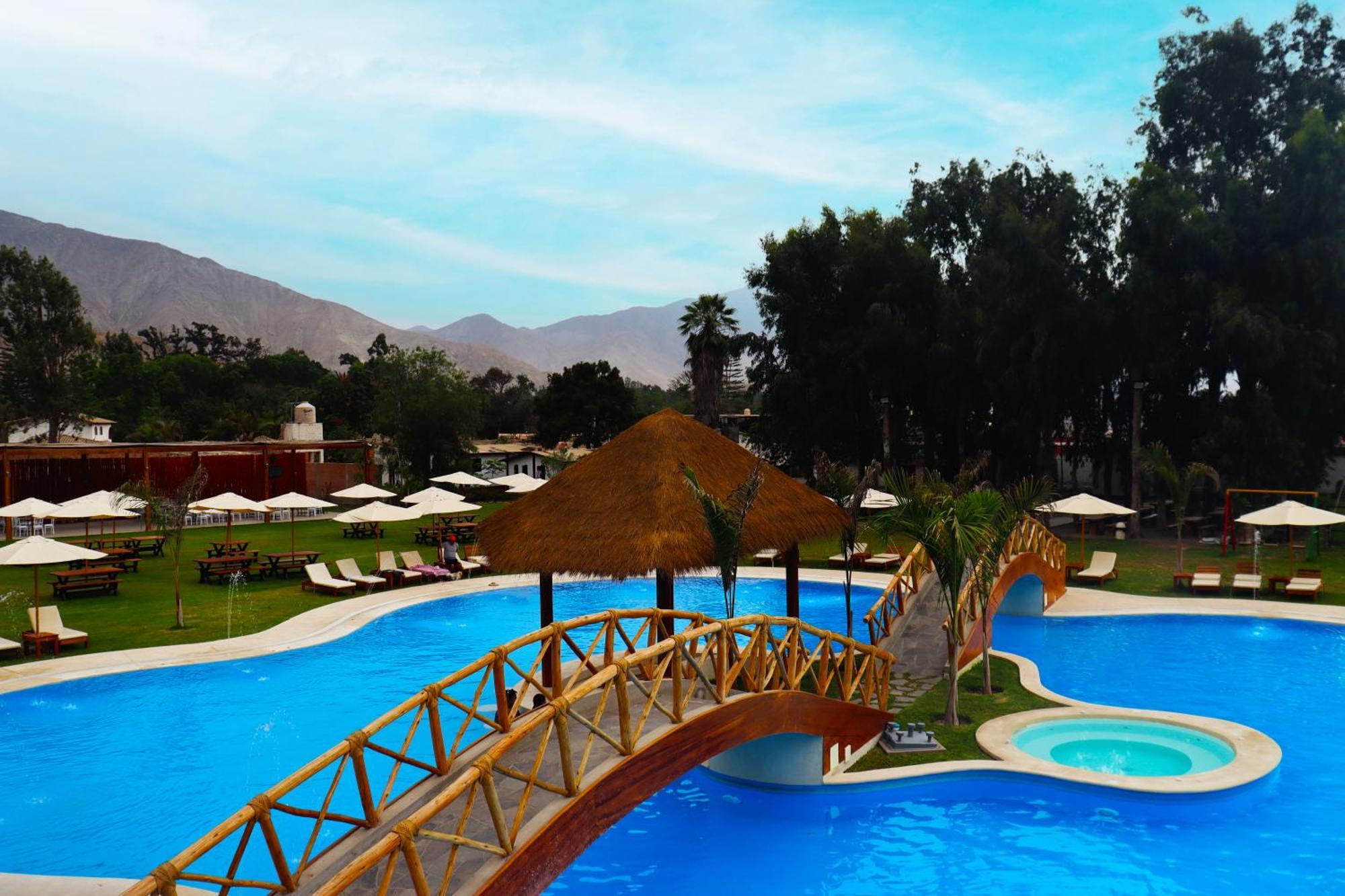 Los Andes - Restaurant & Bungalows Cieneguilla Bagian luar foto